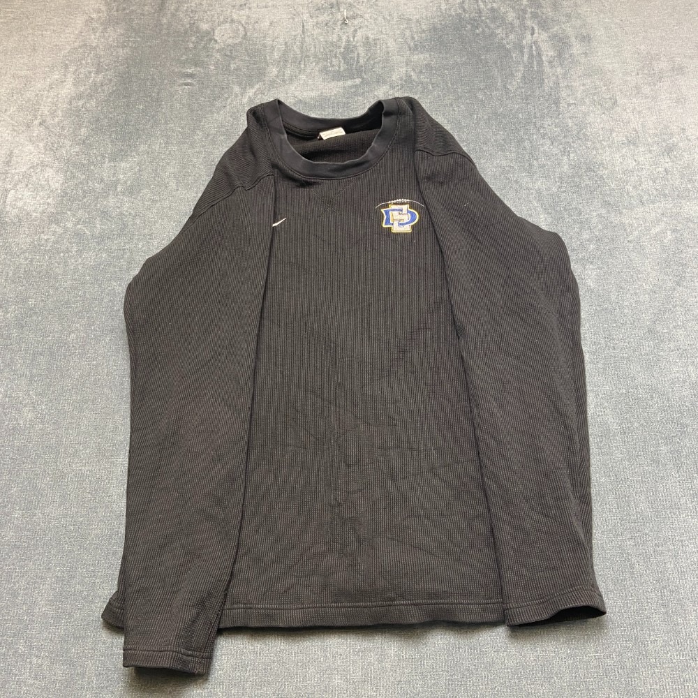 Nike Thermal Shirt Men XL Black San Diego Cotton Crew Neck Outdoor Long Sleeve